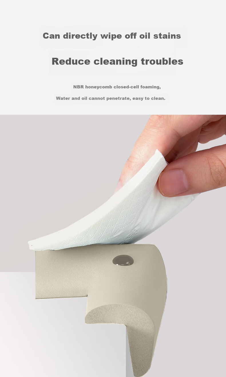 Bangbangzhu L-Shaped Simple Baby Corner Guards, Infant Child Protection Edge Protectors, Table Corner Covers, Thickened, Pack of 8, Off-White 7