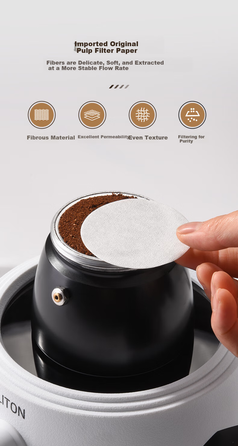 CLITON Pour-Over Coffee Maker Gift Box Set with Electric Coffee Grinder, Portable Coffee Machine for Italian Espresso And Mocha 11