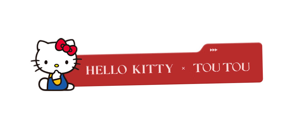 Toutou Hello Kitty Cosmetic Bag Toiletry Storage Pencil Case Children's Day Birthday Gift for Girlfriend 30
