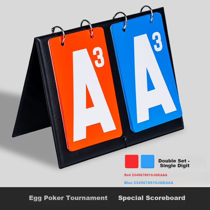 Dechen Guandan Special Scoreboard, Competition Playing Cards Counter, Guandan Scoring Device, Scorekeeping Tool, Points Comparison Flipper Score Counter