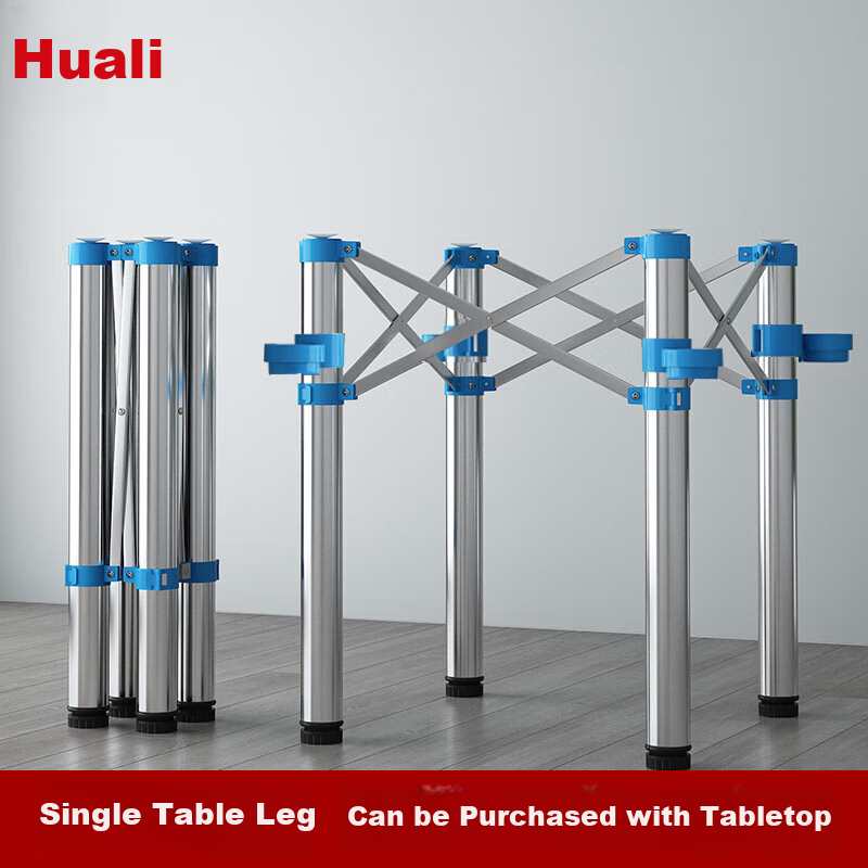 Huasheng Folding Mahjong Table And Chess Table Dual-Use for Home, Outdoor Camping, Quiet Mahjong Table H-191 with Separate Table Legs 1
