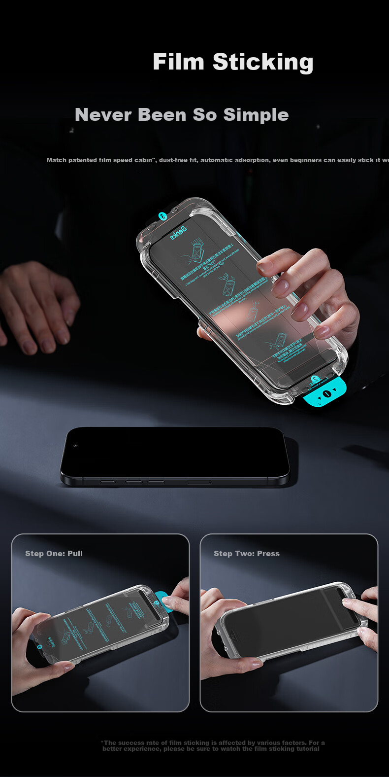 Benks [Corning AR Anti-Reflective] IPhone 18 Pro Anti-Reflective Tempered Glass Screen Protector, High Definition, Borderless, No Obstruction, Apple 17 Pro Anti-Glare Anti-Fingerprint Protective Film 11