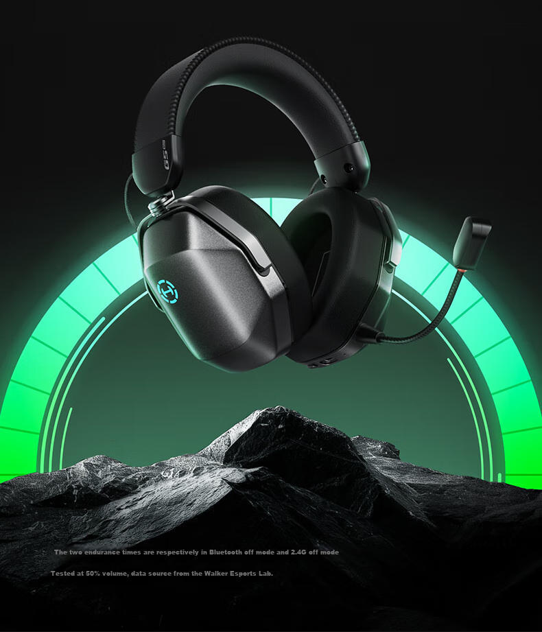 EDIFIER HECATE G5 MAX Wireless Edition, 2.4G Wired Bluetooth Quad-Mode THX Sound Headphones, Gaming E-Sports Computer Dedicated, Delta FPS PUBG White 24