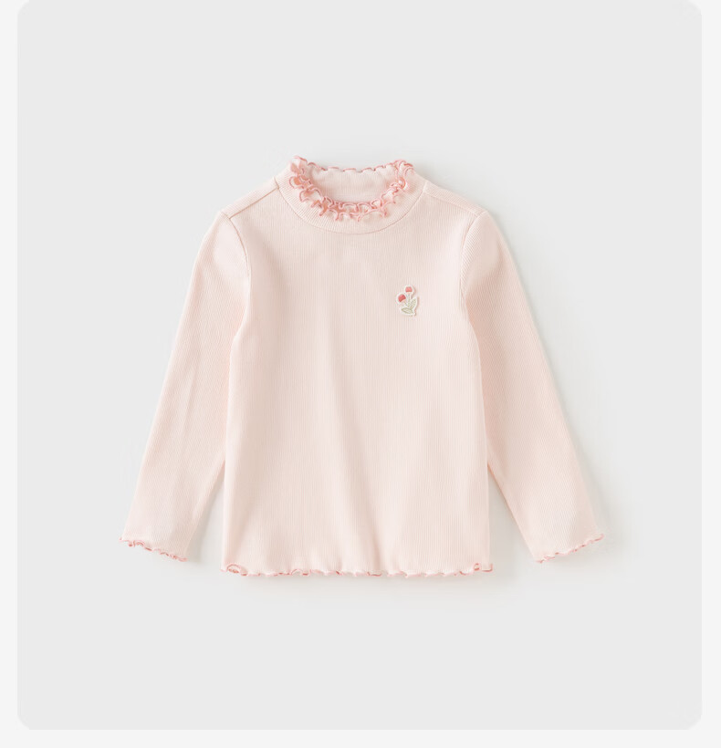 DAVE & BELLA Kids Long Sleeve T-Shirt Girls Antibacterial Mite-Resistant Base Shirt Autumn Top 2