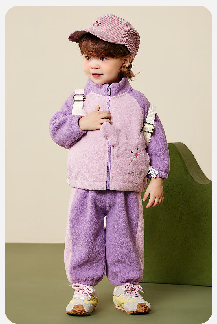 Minibala Kids Anti-Static Long Sleeve Set with Pants Winter 2025 2