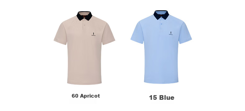Biyinlefen Refreshing Comfortable Skin-friendly Spring Summer Men's Casual Sports Outdoor Polo Shirt with Short Sleeves and Turn-down Collar 18