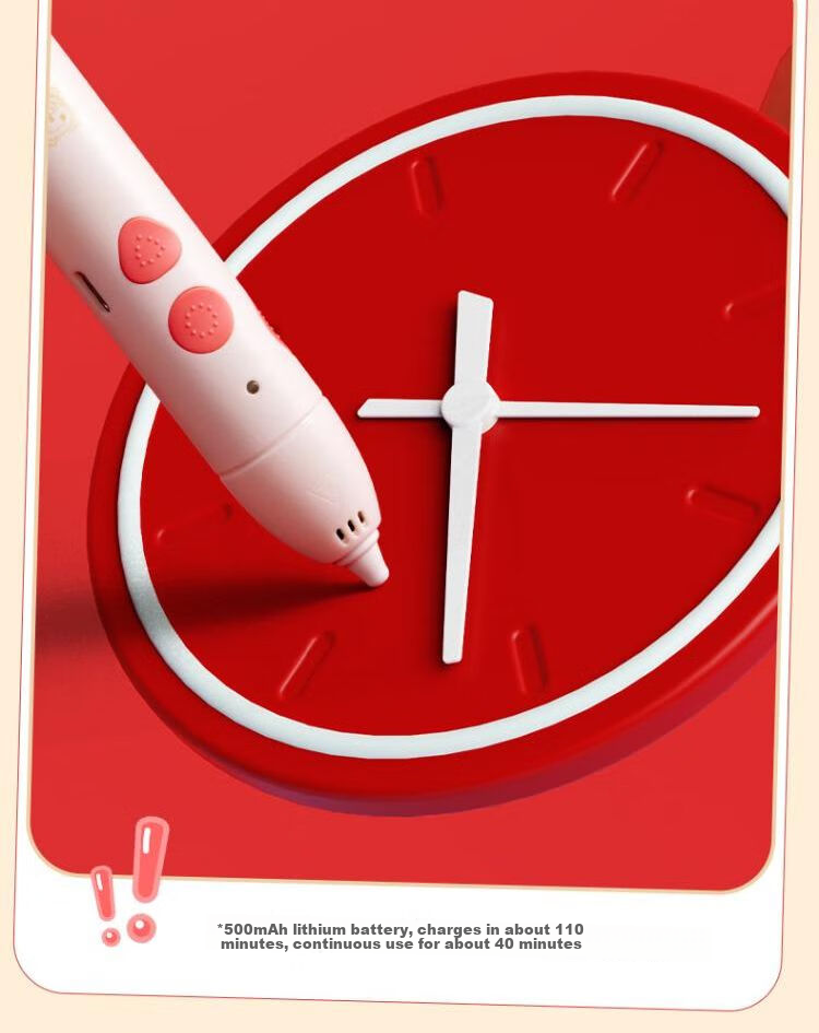 Deli Nezha's Magic Boy Troubles The Sea 3D Printing Pen, Rechargeable Wireless Children's Birthday And Back-To Gift 4