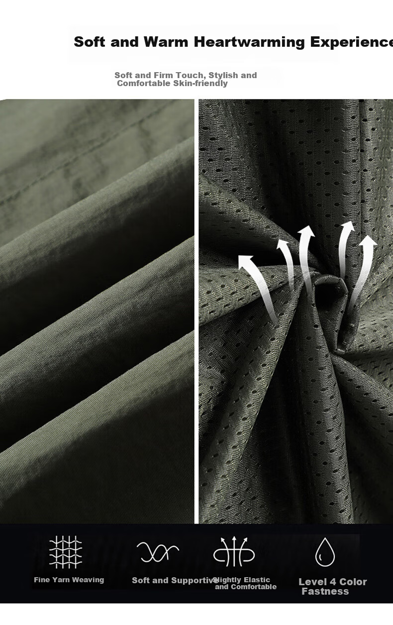 JEEP SPIRIT Men's Casual Versatile Lapel Outdoor Sports Loose Jacket Coat Military Green 3XL 6