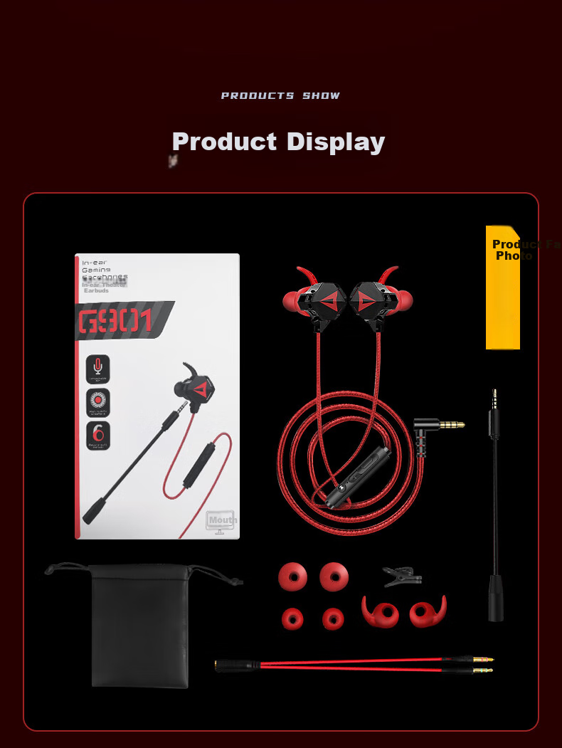 WITGOER Wired Gaming Headset, Specialized for Sound Positioning, 3.5mm In-Ear Design, for Desktop Computer, Latest 2026 Model with Microphone, Two-In HIFI Triangular Laptop, for PUBG 22