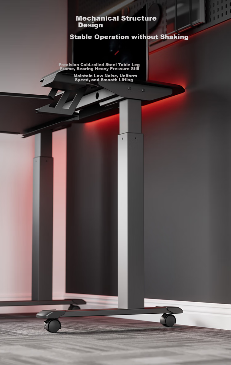 PSEAT Computer Desk for Small Apartments, Home Office Desk, Gaming Desk with Adjustable Height for Desktop Computers 12