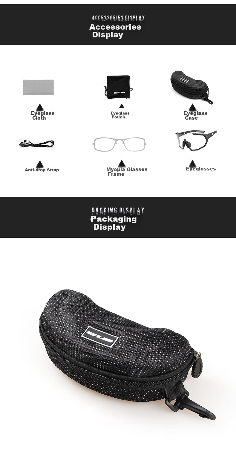 GUB 7000 Cycling Glasses, Photochromic Day And Night Use, for Men And Women, Outdoor Sports Protective Eyewear, Road Bike, Myopia, Windproof And Sand-Proof 11