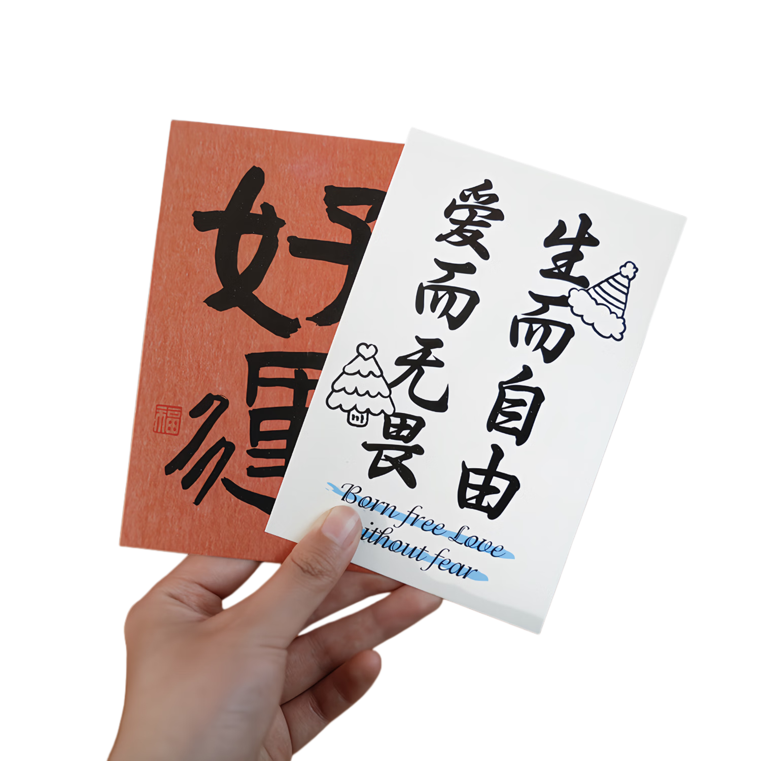Qiyuan Fun and Flavor 30pcs Minimalist Modern Decorative Cards Wall Dormitory Postcards Picture Frame 100x150mm