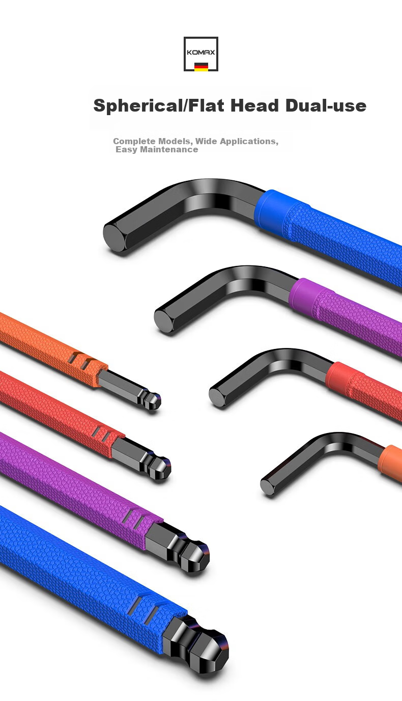KOMAX Hex Key Set, Universal Star Wrench, Hexagonal Screwdriver, Extended Hexagonal Tool 13