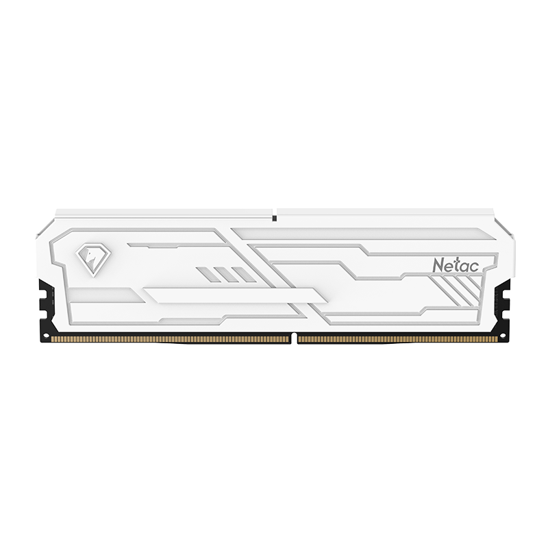 Netac 16GB DDR4 2666 Desktop RAM Yueying III Series Gaming Heat Spreader - Premium Chips (C19) White