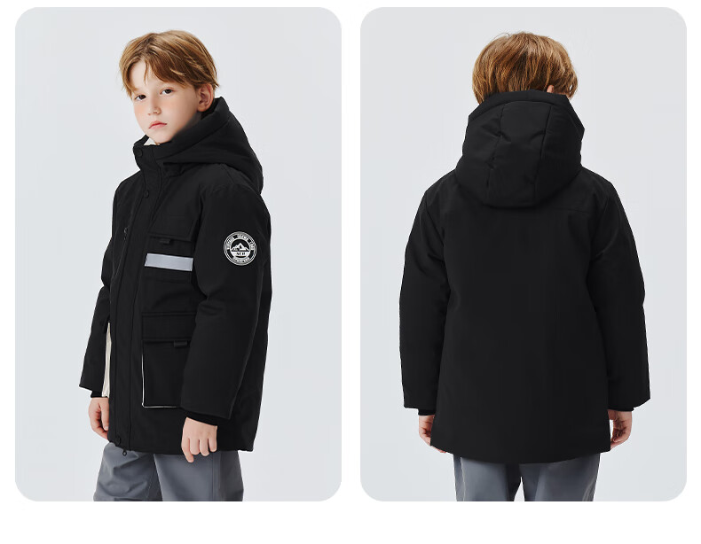 SNOWFLYING Kids Down Jacket Boys Girls Winter Thick Warm Pink 170 16