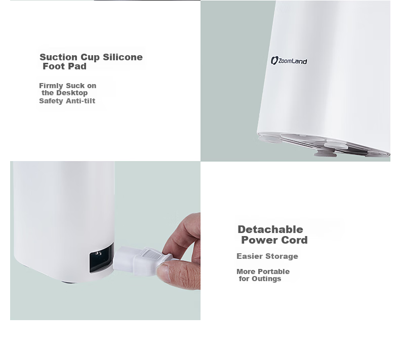 Zhuolang Portable Electric Kettle, Hot Water Boiler, Instant Heating Water Dispenser, Mini Travel Kettle, ZL-2019 16