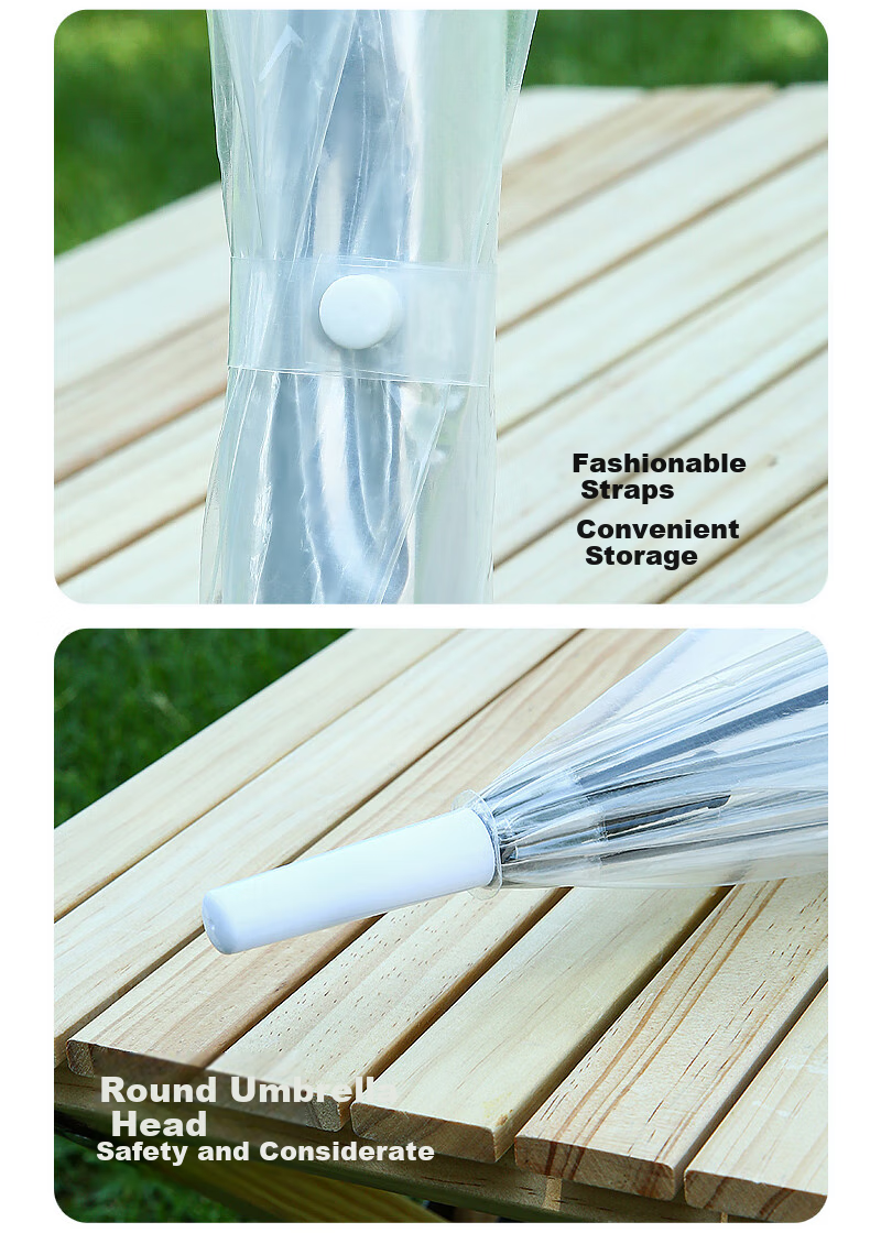 YUHANG Long-Handle Automatic Umbrella, Sold by JD, Transparent Umbrella 17
