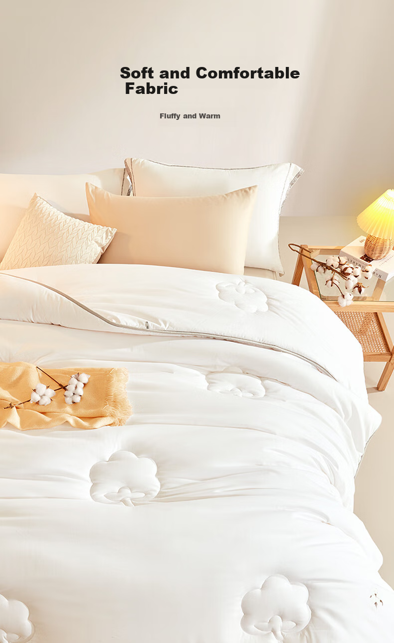 LUOLAI Home Textiles, 100% Xinjiang Cotton Quilt, Pure Cotton Warm Thick Winter Comforter, Weighing Approximately 5.2 Ji 7