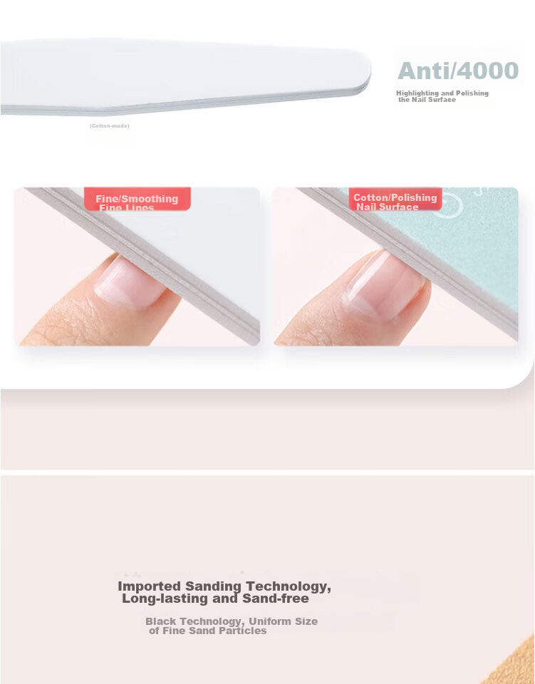 Goood Nail File, Nail Sanding Strip, Manicure File, Polishing And Grinding Strip, Specialized Sponge Rubbing Strip, Manicure Tool Set 10