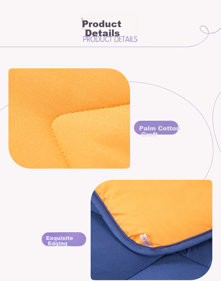 Bravo Fuanna Moisture-Wicking And Heat-Retaining Fiber Comforter, Double Size All-Season Duvet Insert, Approximately 4.7 Jin, 230*229cm, Orange 13