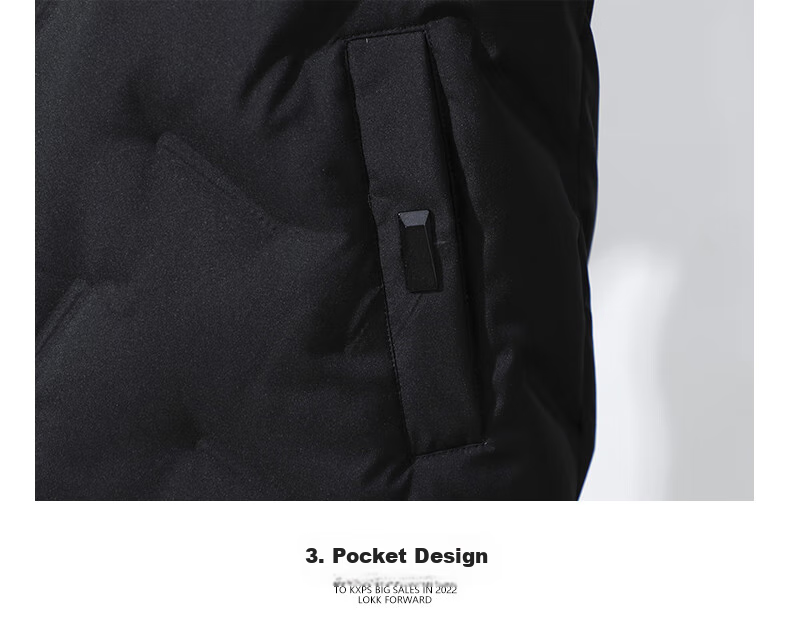 JEEP SPIRIT Men's Autumn Winter Down Jacket White Duck Down Thickened Warm Coat Black 5XL 16