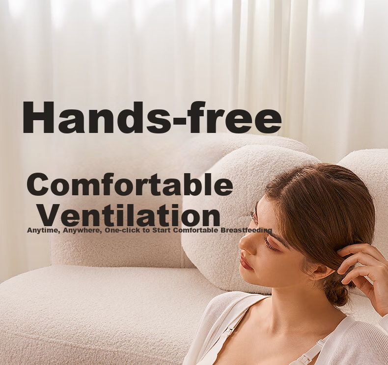 Xenbea Hands-Free Breast Pump, Electric Wearable Portable Fully Automatic Painless Massage Milk Collector Squeezer 8791 2