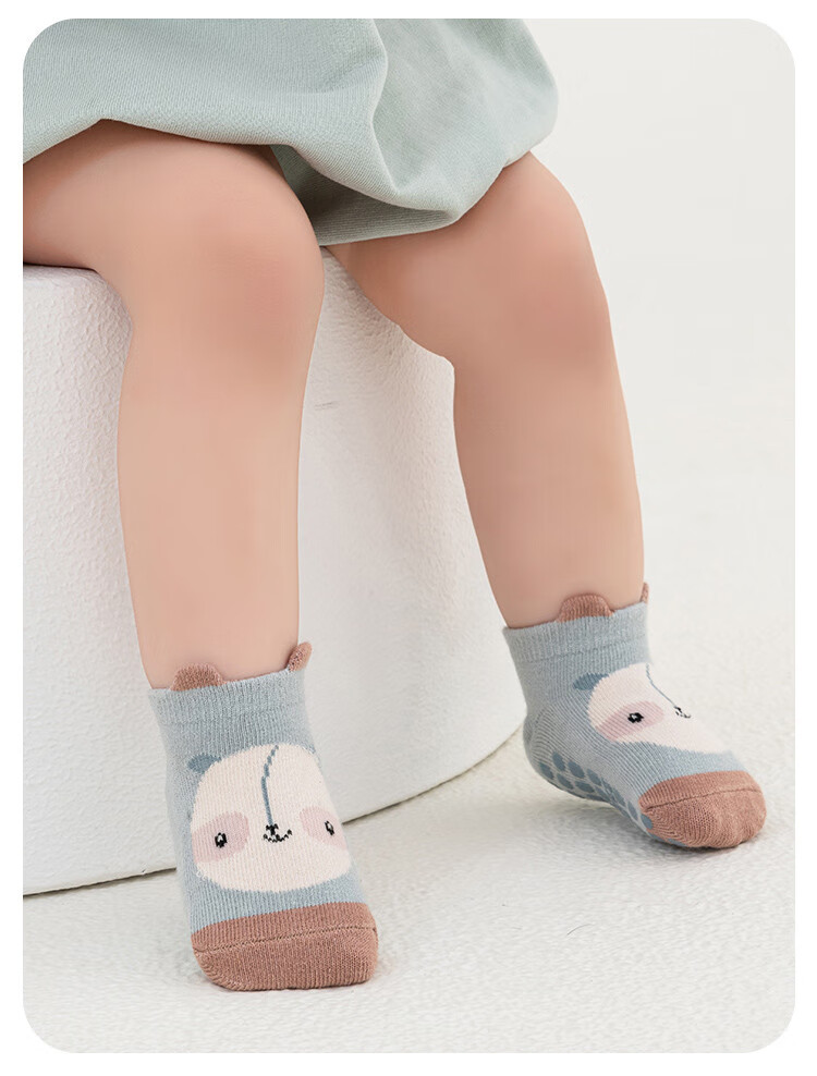 Caramella Baby Socks Autumn Winter Infant Floor Socks Newborn Warm Toddler Anti-Slip Silicone Shoes Socks 4