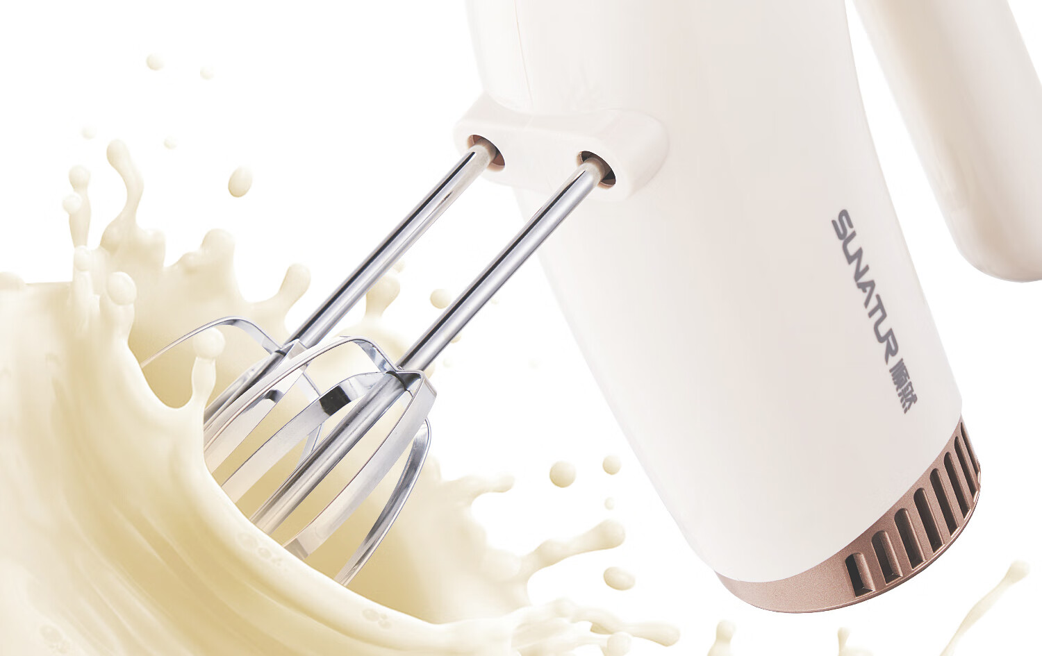 Shunran Electric Egg Beater Handheld Mixer 350W High Power 4-Beater Cake Baking Tool SR-1835 6