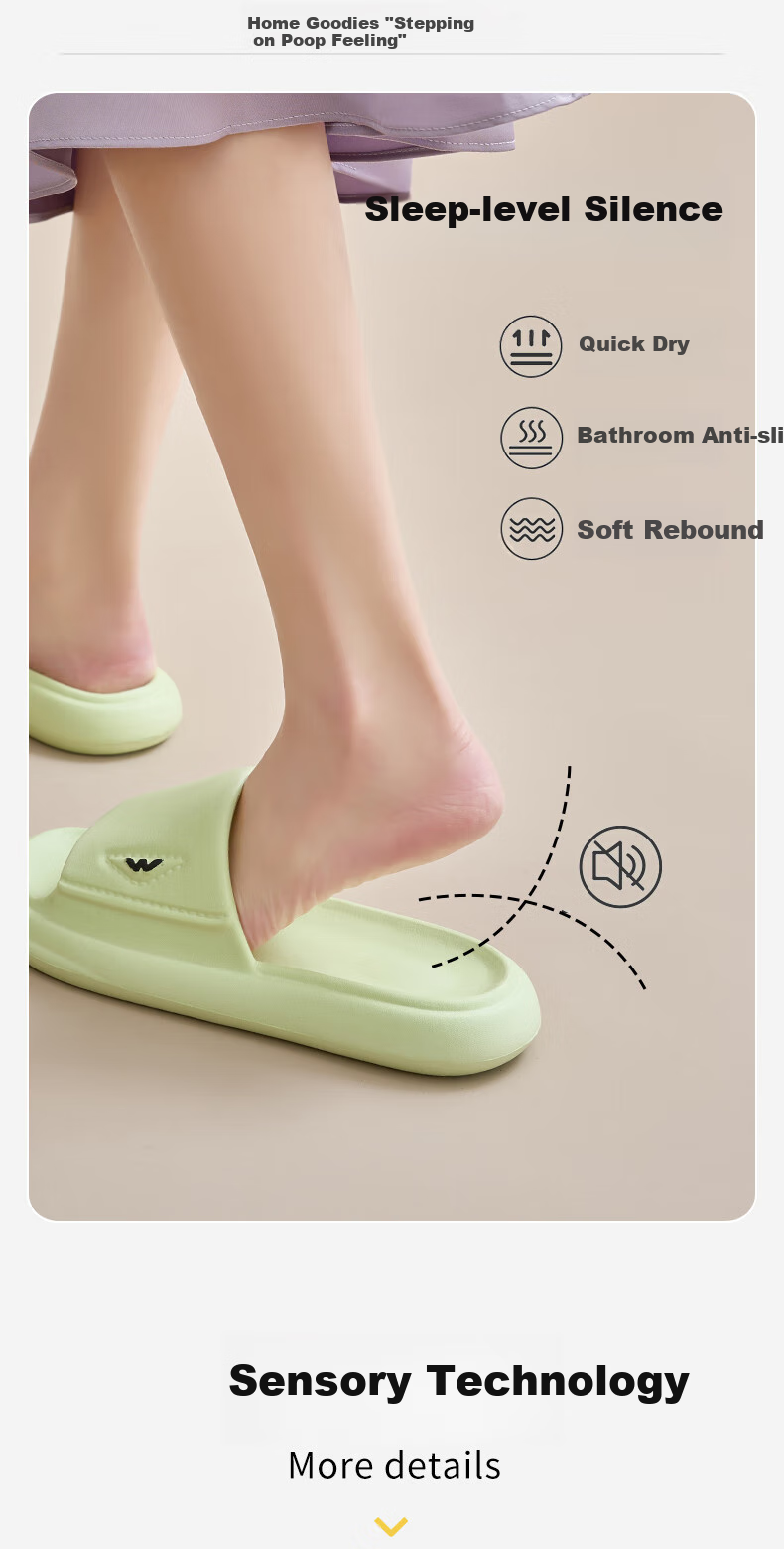Sanli Slippers for Women, Summer Indoor Home Bathroom Shower Non-Slip EVA Couple Sandals for Men, Gray, Size 42/43 8