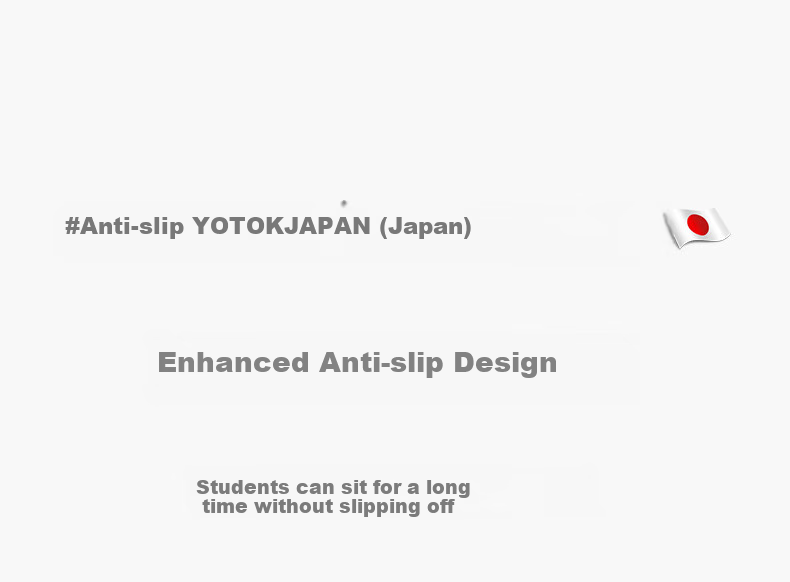 Youtengyouju YOTOK (Japan) Genuine Seat Cushion for Student Classrooms, High School Dormitory Cushion with Integrated Backrest for Long Sitting 14