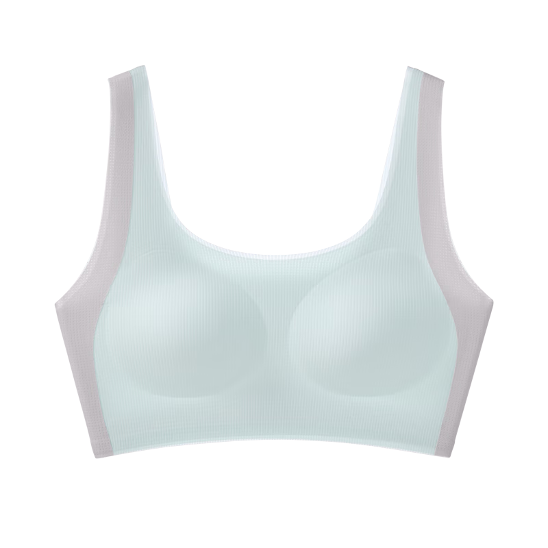 Herbal Natural Color Girls Bra Children's Vest Youth Development Period High School Student Underwear New Sports Seamless Bra