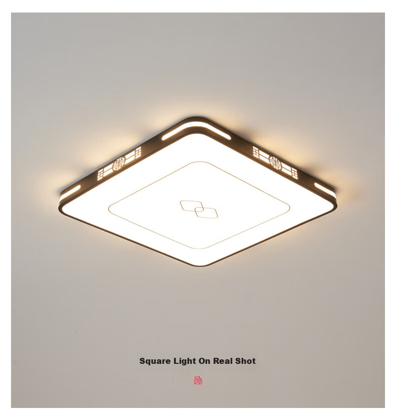 MICOE Living Room Ceiling Light, New Chinese-Style LED Ceiling Lamp, Simple Bedroom Lighting Set, Elegant Zhongshan-Style Lighting Fixture 18
