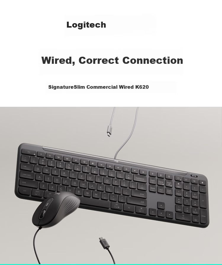 Logitech MX Keys Mini Wireless Bluetooth Keyboard, Premium Office Smart Backlit, with Receiver, Commercial Version, Graphite Black, 79 Keys 1