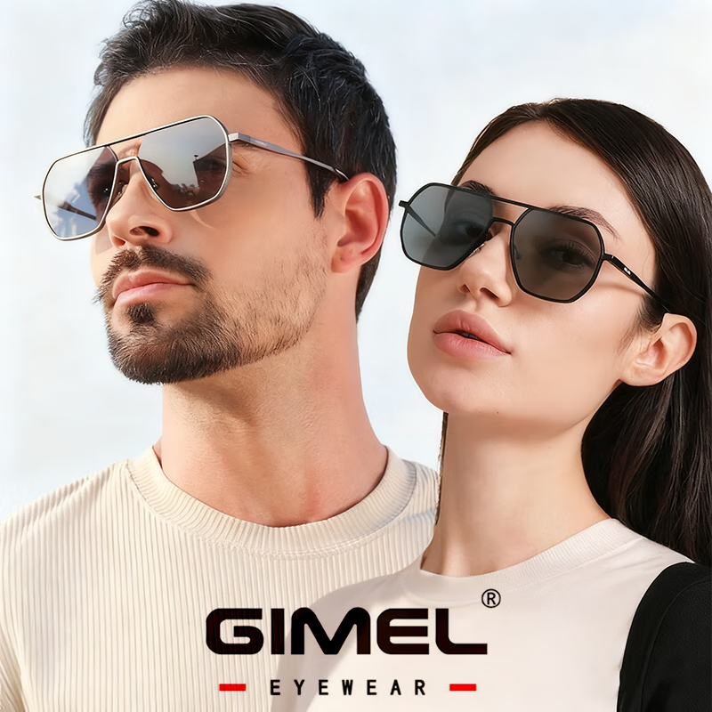 GIMEL (2025 New) Polarized Photochromic Day and Night Protective Anti-Glare Professional Driving Glasses