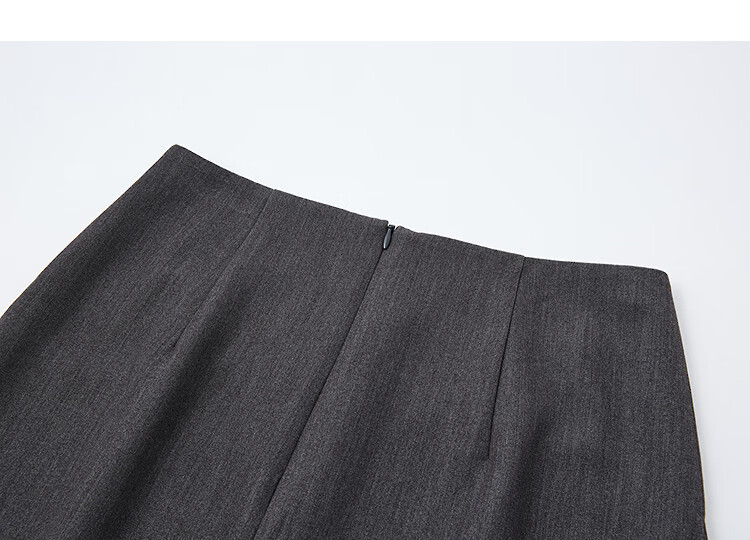 Demana Date Secret Skirt Autumn Elegant Waist Pocket Flap Button Petite Mermaid Women's Skirt 6