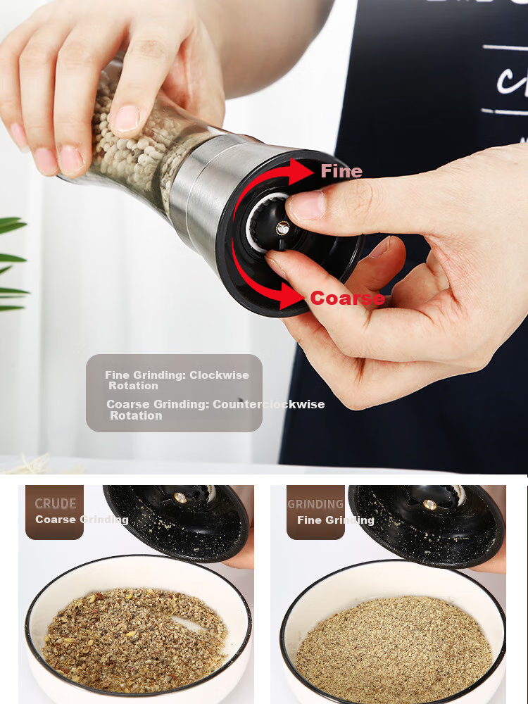 Jingmao Electric Pepper Grinder Black Peppercorn Sea Salt High-End Automatic Pepper Mill for Home Use 3