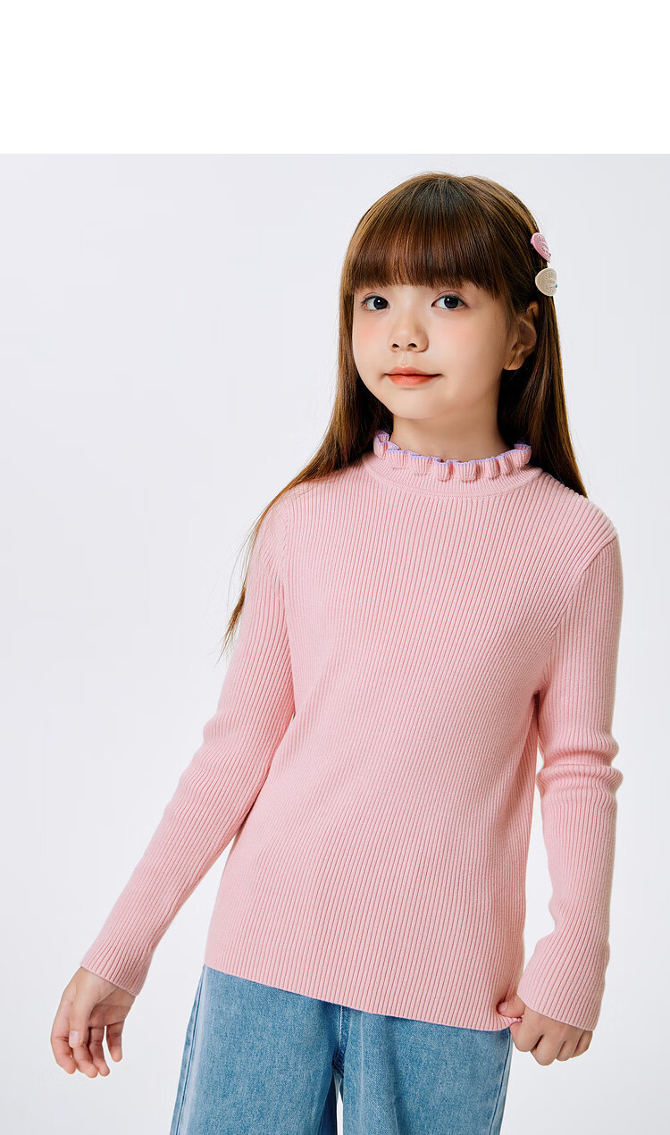 BALABALA Balaone Kids Sweater Boys 2025 Spring Autumn Knitwear Girls Parent-Child Pullover 208325103201 12