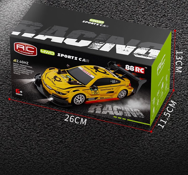 Chaoyin Toys Professional RC Remote Control Car High-Speed Drift Racing 4WD Remote Control Car Children's Toy Boys Birthday Gift 18