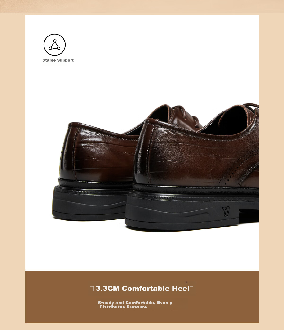 Yierkang Men's Shoes, Stylish Leather Shoes, British Style Business Formal Shoes, Derby Shoes, 59120W, Black, Size 39 6