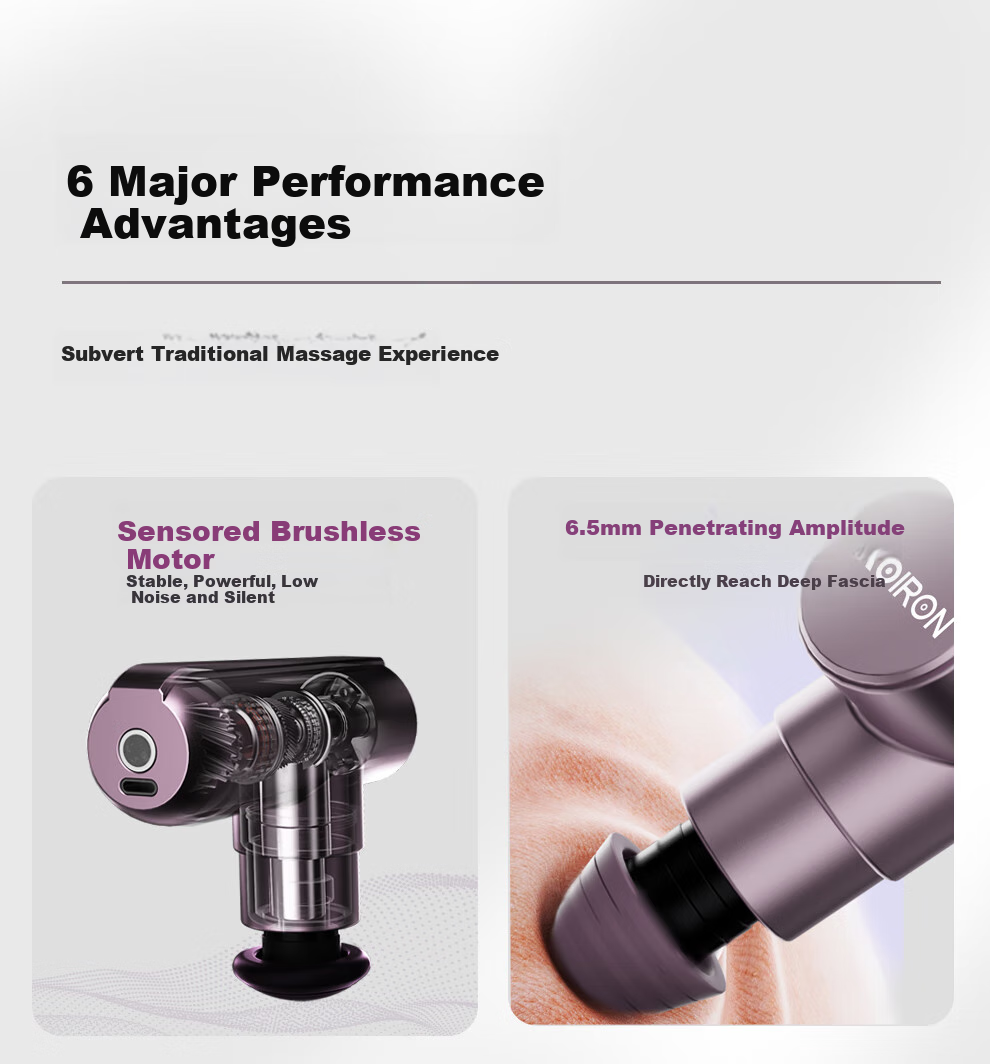 PROIRON Puli'ai Mini Professional Portable Massage Gun for Fascia, Muscle And Body Massage, Gift Box for Girlfriend Or Wife, Little Monster Purple 2