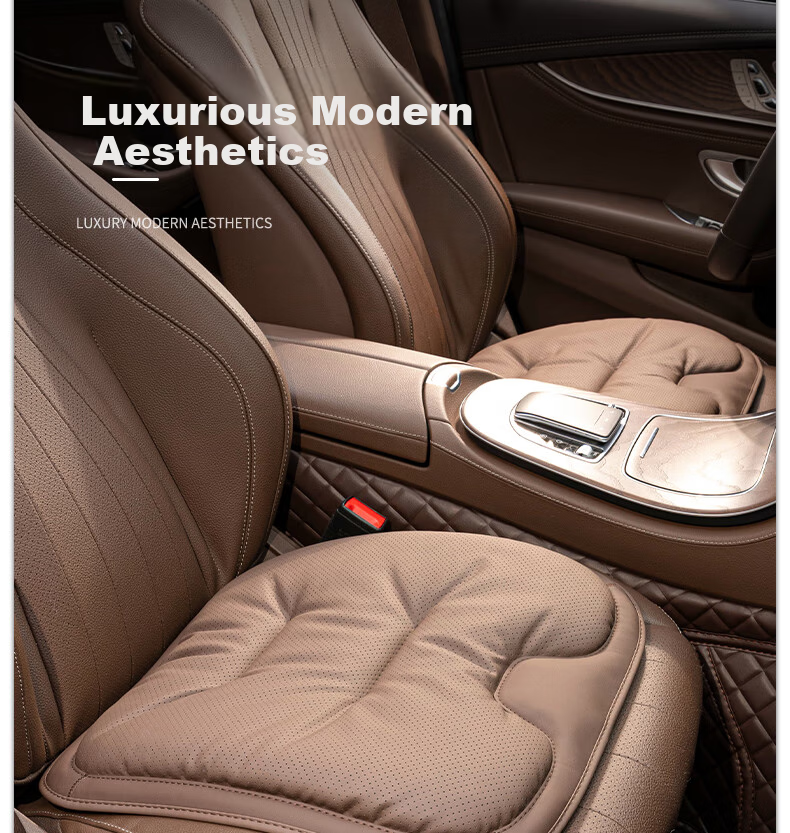 Fanyejia Luxury Car Seat Cushion, All-Season Universal Single-Piece Seat Cover, Specially Designed for Mercedes-Benz And BMW, Breathable Car Seat Pad 6