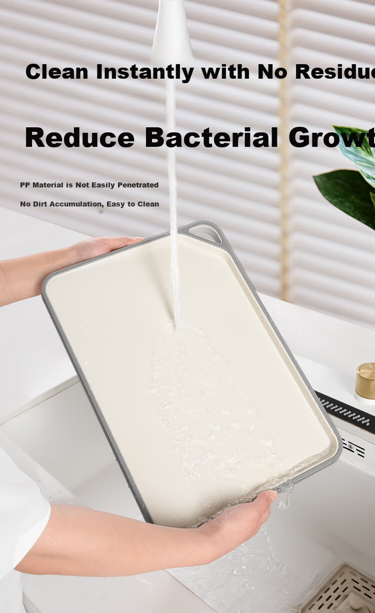 JD Original Cutting Board Chopping Block Food-Grade Household Use [Double-Sided Anti-Spill Groove] 40*28.5*2.35cm 12