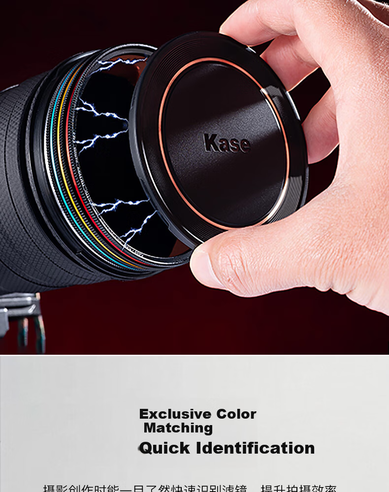 Kase Starlight Filter, Starburst Filter, 82mm Kase II Magnetic Adjustable Short-Line Four-Line Diffusion Filter for Night Photography, Fireworks, And Starry Sky Shooting 8