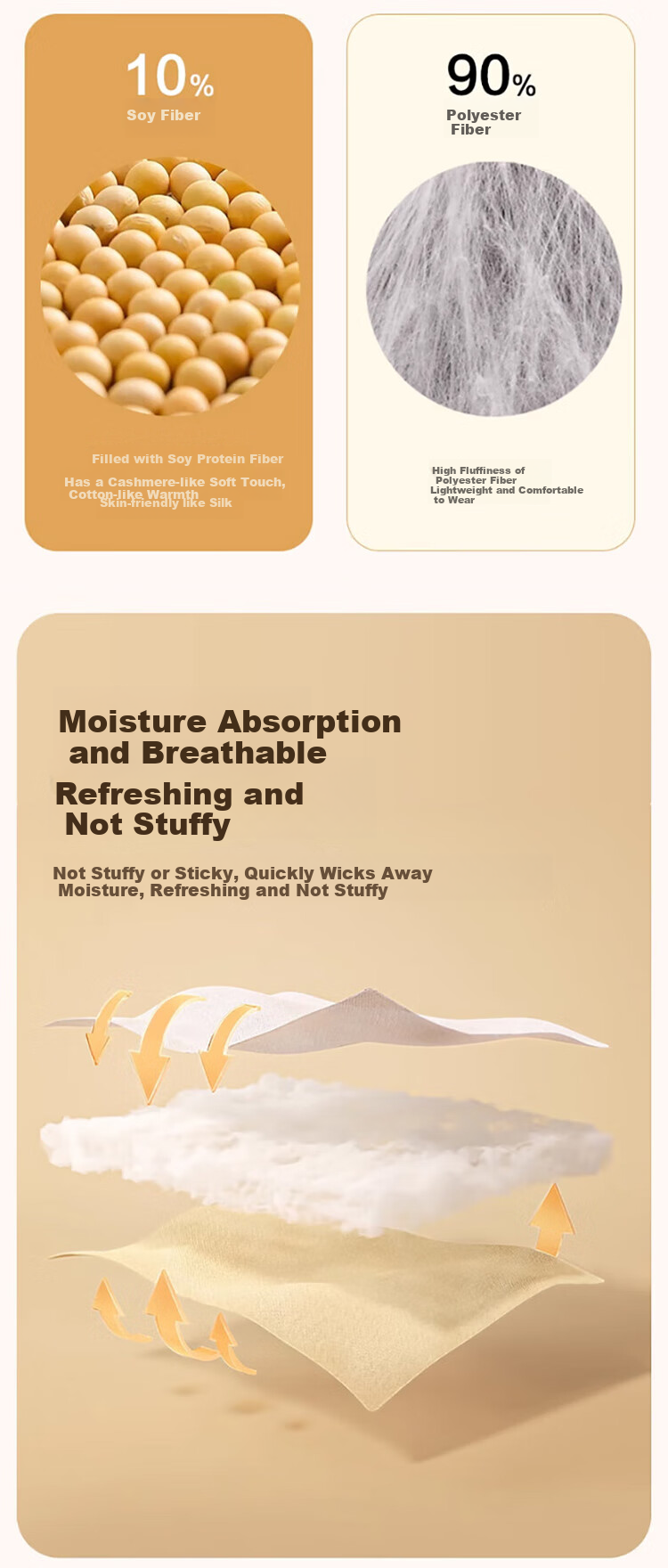 YALU & FREEDOM Mattress, 1.8x2 Meters, Class A Knitted Soybean Mattress Pad, Home Use, Non-Slip, Foldable, Pearl Gray, Approximately 8cm 7