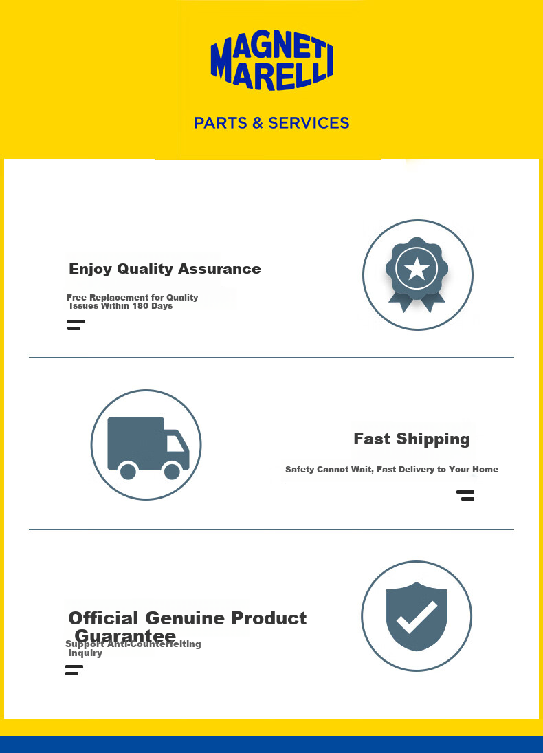 MAGNETI MARELLI Car Windshield Wipers, Quiet And Wear-Resistant Natural Rubber, Compatible with Audi A6L 2019 to 2024 Models, 1 Pair 1