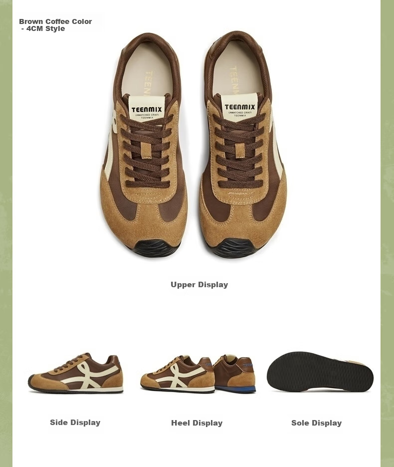 TEENMIX Rainbow Filling Candy, Height-Increasing Thick-Soled Red Forrest Gump Sneakers, Casual Sports Shoes 18