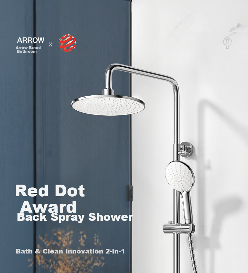 ARROW Shower Head, Brass Faucet, High-Pressure Shower Head, Handheld Shower Head, Handheld Sprayer 1