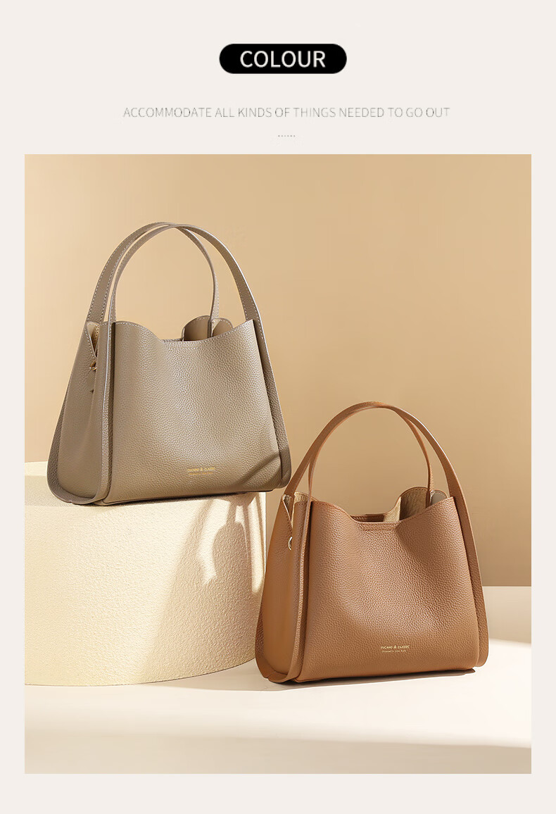 TUCANO Women's Bag 2026 New Bucket Style First Layer Cowhide Luxury Handheld Crossbody Shoulder Bag Birthday Gift for Women 5