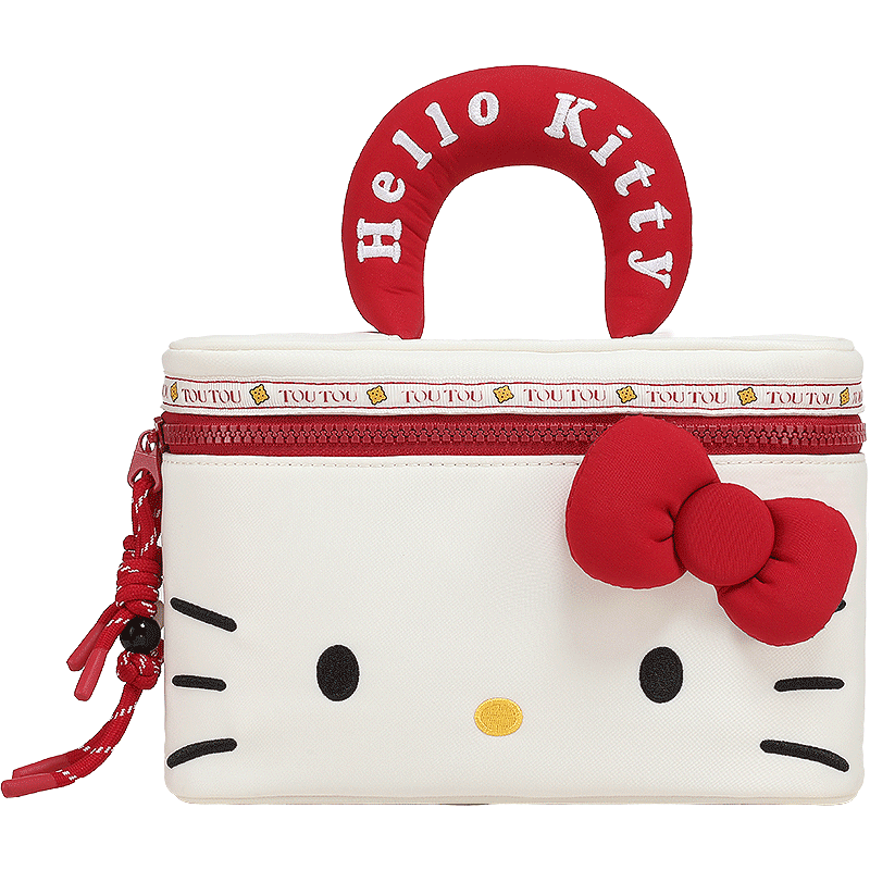 Toutou Hello Kitty Cosmetic Bag Toiletry Storage Pencil Case Children's Day Birthday Gift for Girlfriend