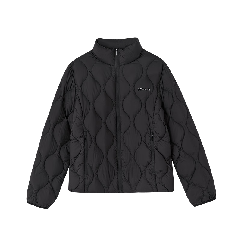 DME Volcanic Rock High-Strength Heat Storage Winter 90% Duck Down Aerogel Antibacterial Double-Layer Linerless Women's Down Jacket